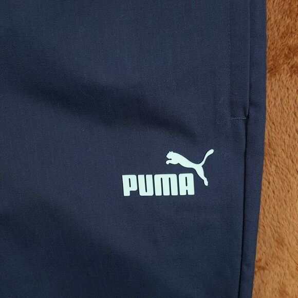 PUMA Track Pants Mens Small Gray ACM Statement Logo AC Milan Soccer - Picture 2 of 11